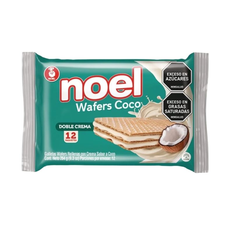 GALLETA WAFER NOEL COCO 264 GR X 12