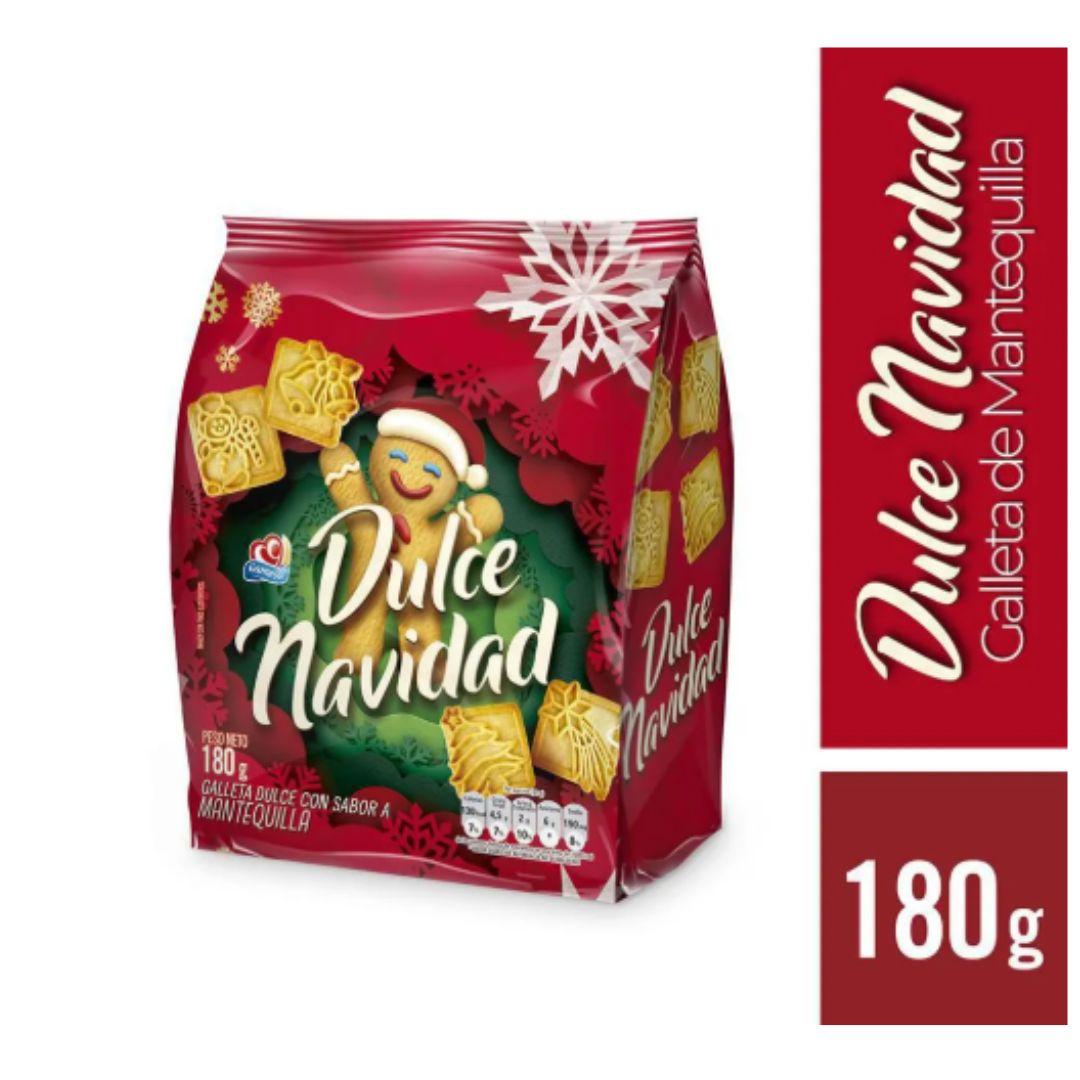 GALLETA DULCE NAVIDAD 180 GR FRITOLAY BOLSA