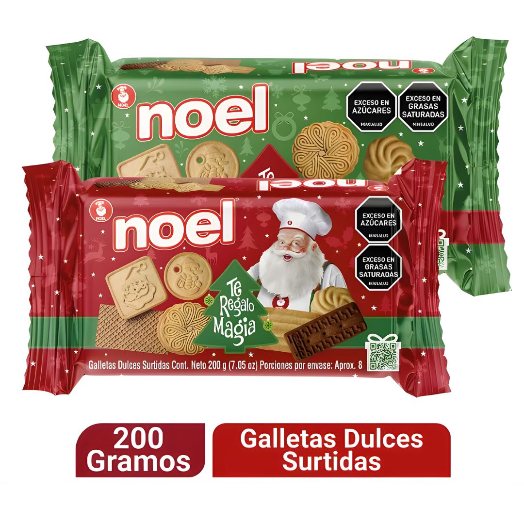 GALLETA NAVIDAD NOEL PL X 200 GR DISPLEY