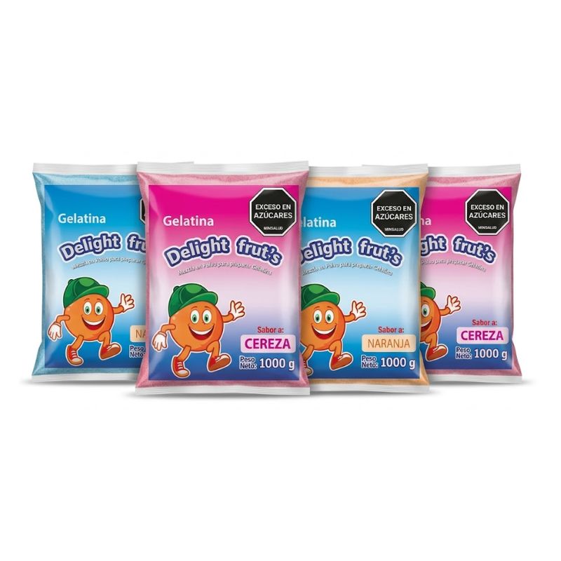 GELATINA DELIGHT FRUTS 1000 GR