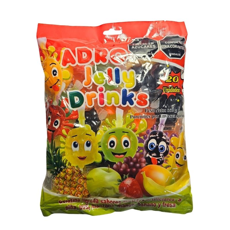 GELATINA JELLY DRINKS X 20 U ADRO