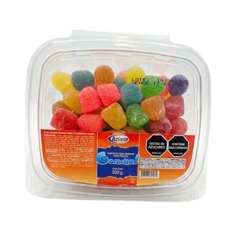 GOMA FIGURAS GAROSITAS 300 GR AZUCAR