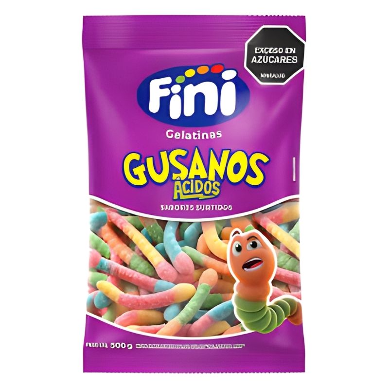 GOMA FINNI 500 GR GUSANOS ACIDOS