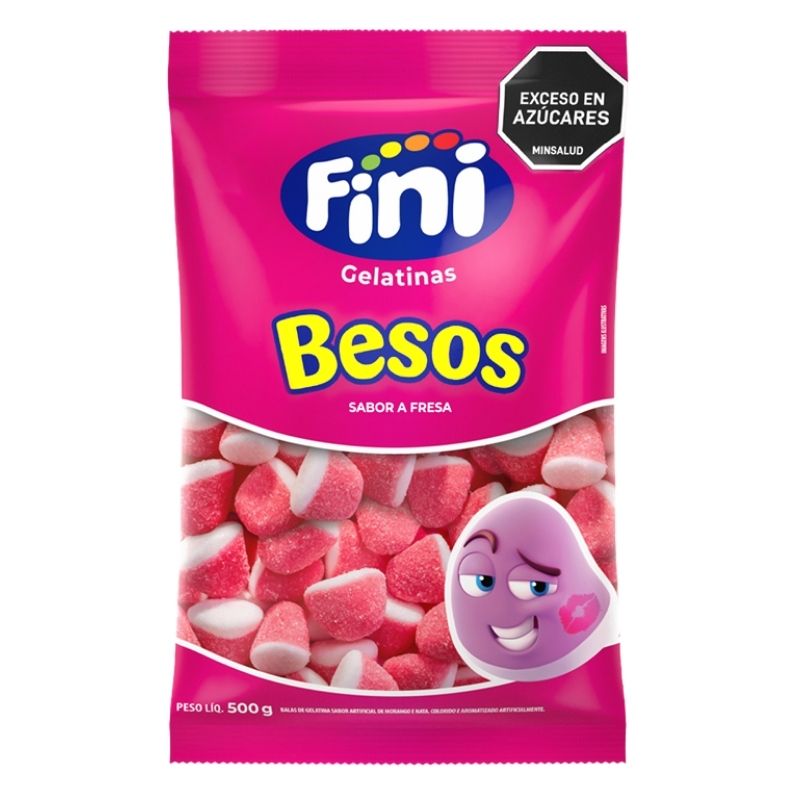 GOMA FINNI 500 GR BESOS DE FRESA