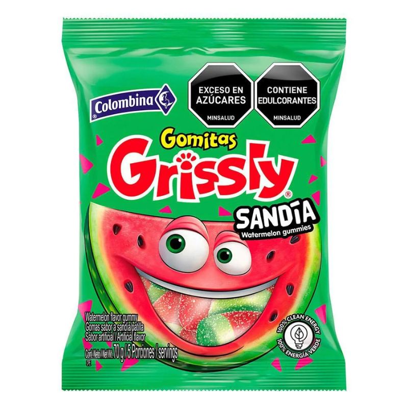 GOMA GRISLY SANDIA 70 GR