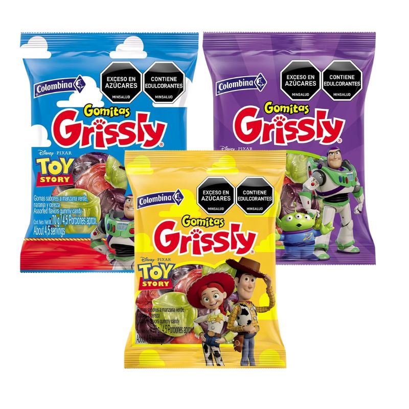 GOMA GRISLY TOY STORY 70 GR COLOMBINA