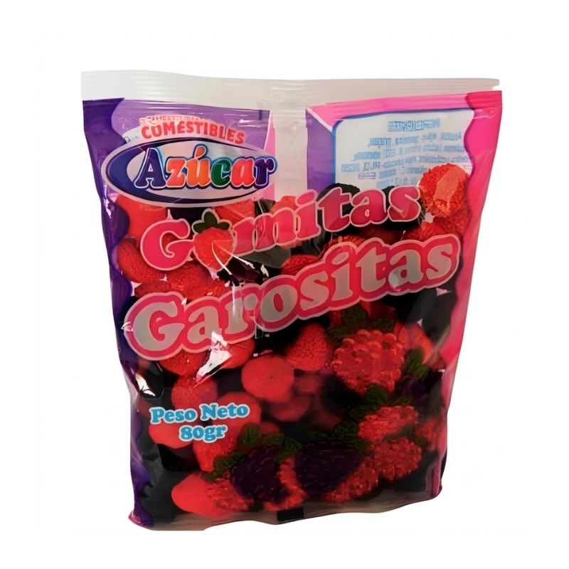GOMA MORITAS GAROSITAS 80 GR AZUCAR