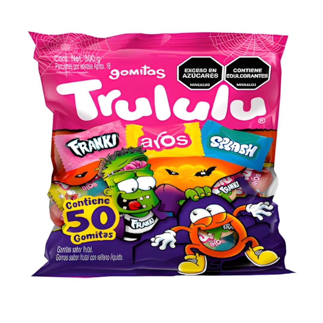 GOMA TRULULU HALLOWEN X 50 U SURTIDA