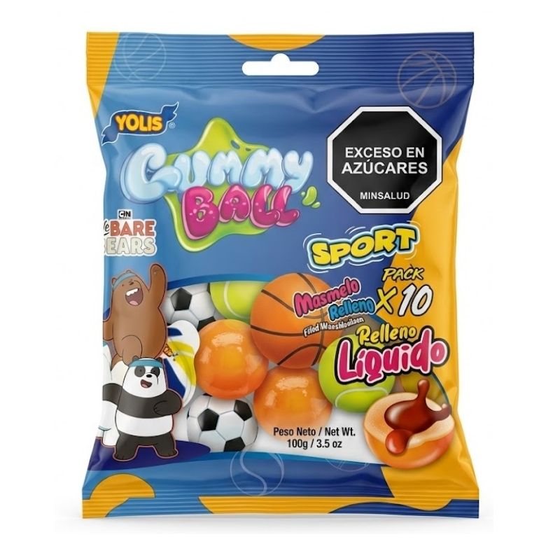GUMMY BALL CAR OJIT SPORT X 10 U BOLSA