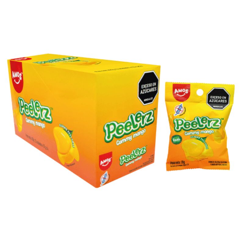 GUMMY PEELERZ MANGO 35 GR X 12 U ADRO