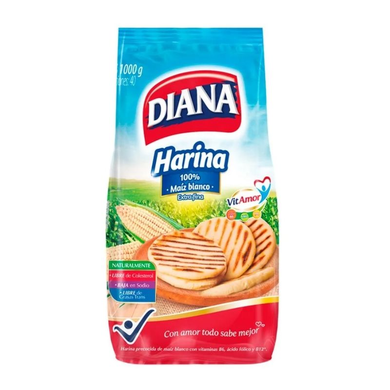 HARINA PRECOCIDAD DE MAIZ 1000 GR DIANA
