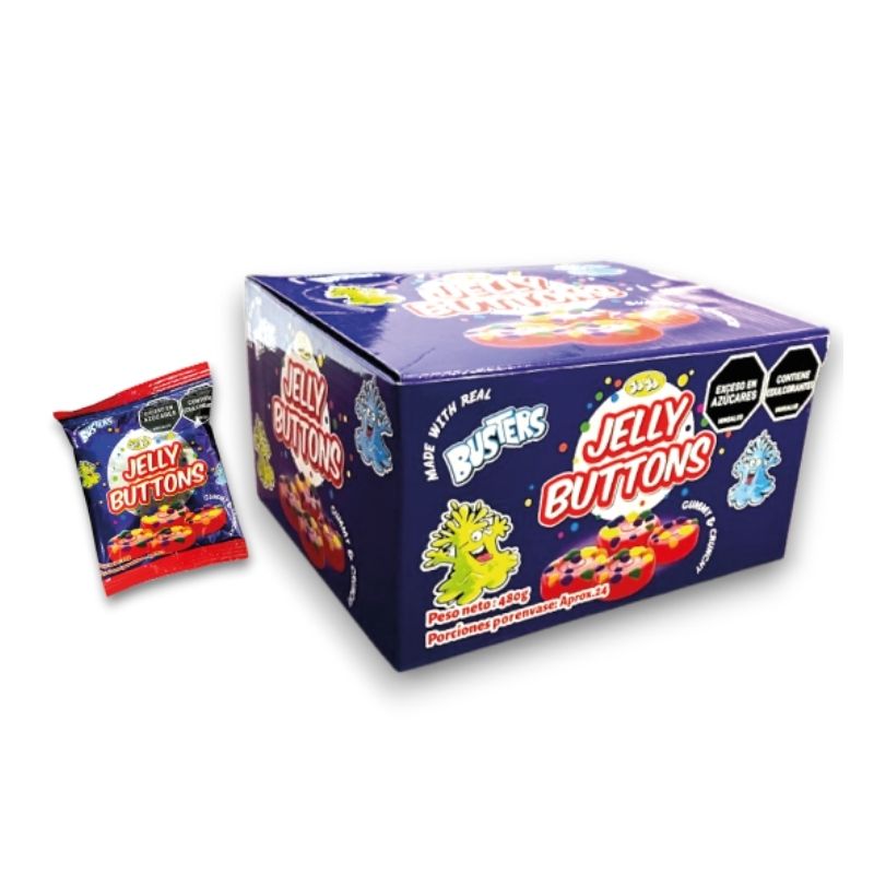 JOJO JELLY BUTTONS 20 GR X 24 U