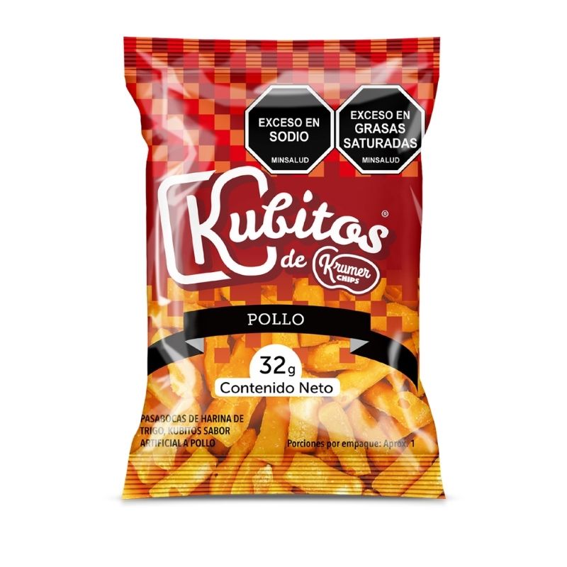 KUBITOS DE POLLO KRUMER 16 GR X 12