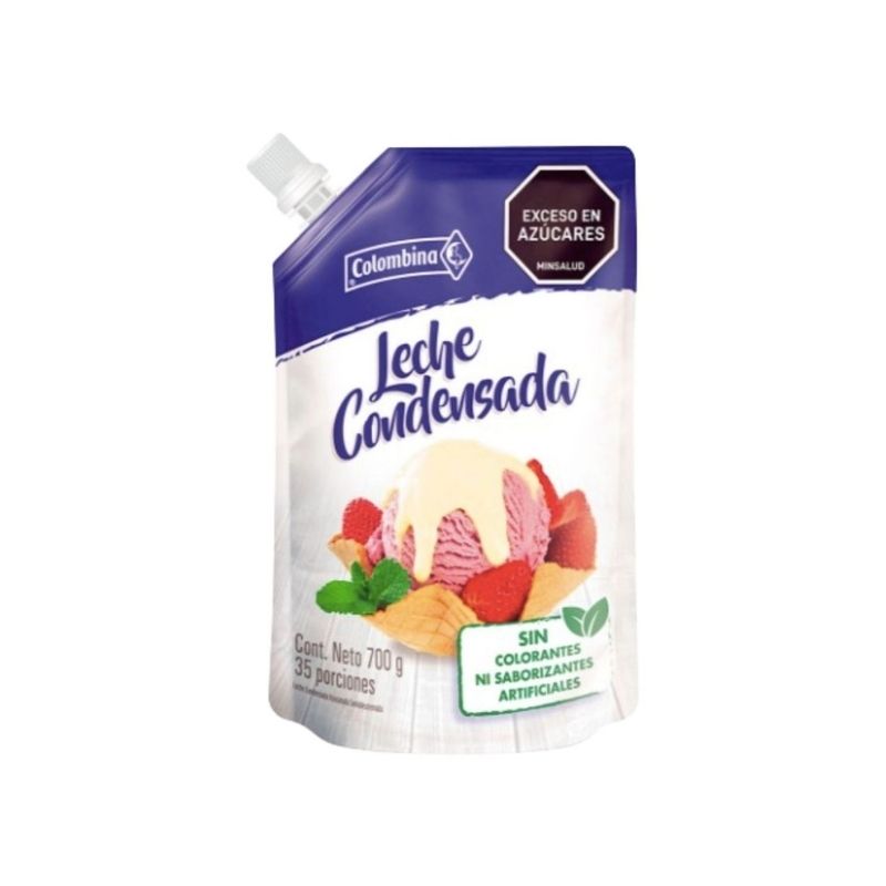LECHE CONDENSADA COLOMBINA 700 GR DOY PACK