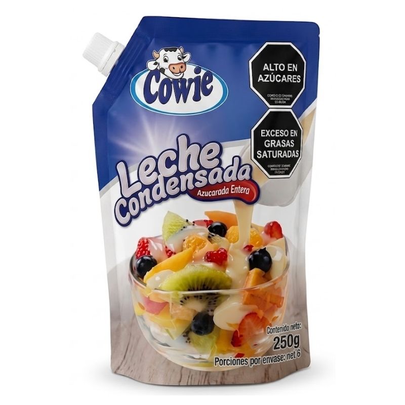 LECHE CONDENSADA COWIE 250 GR DOY PACK