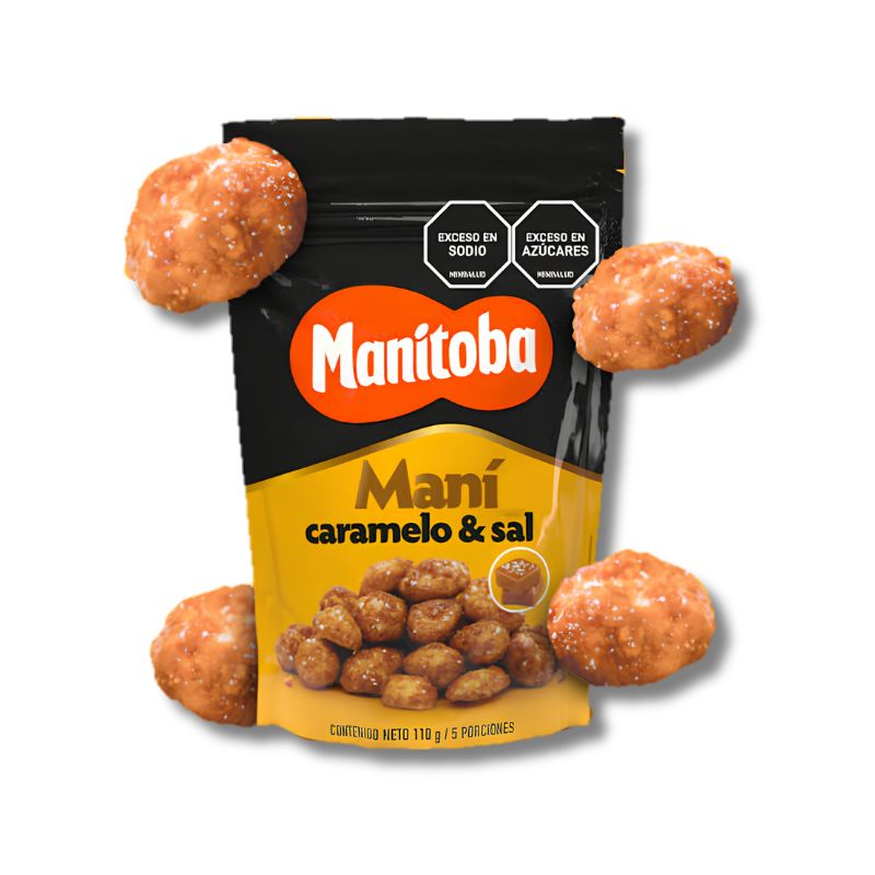 MANI CON CARAMELO-SAL DOY PACK 110 GR MANITOBA