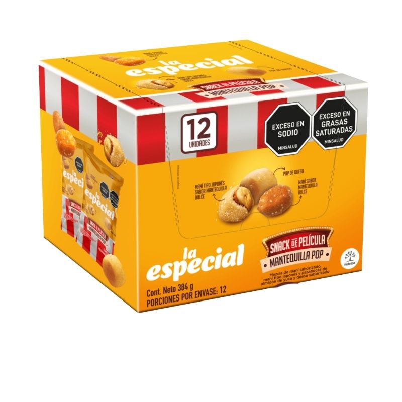 MANI ESPECIAL 32 GR X 12 U MANTEQUILLA