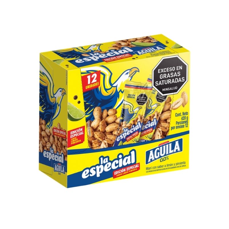 MANI ESPECIAL AGUILA 35 GR X 12 U LIM-PIM