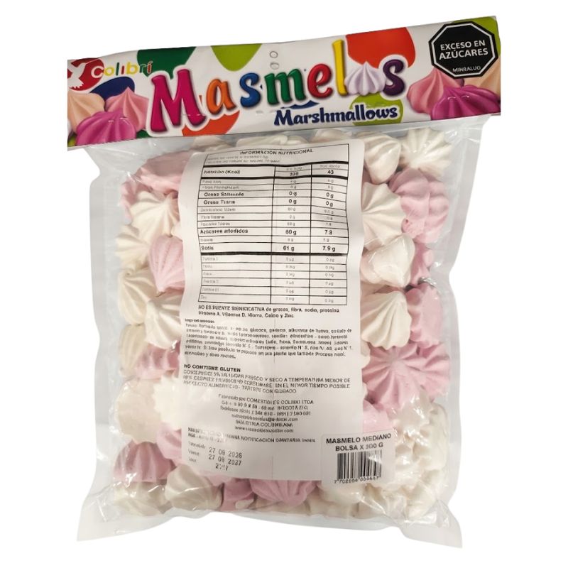 MASMELO COLIBRI 500 GR STDOS