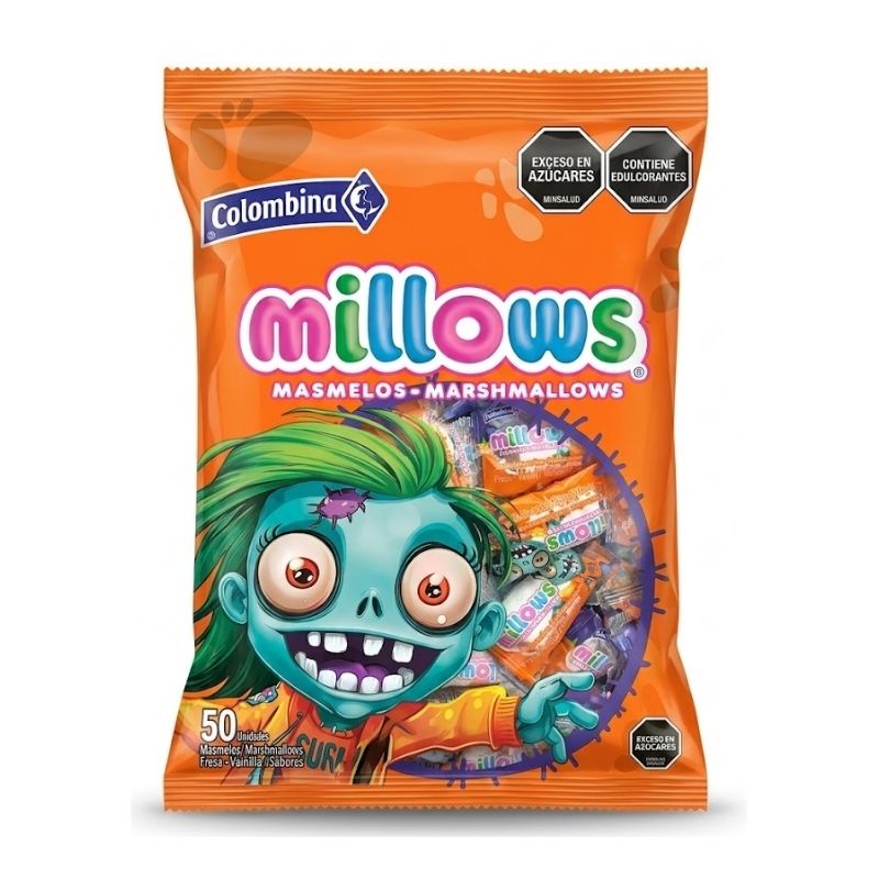 MASMELOS MILLOWS HALLOWEN X 50 U