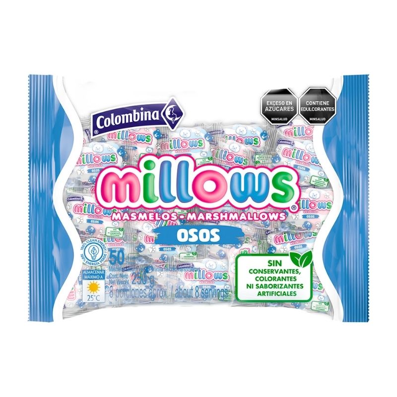 MASMELOS MILLOWS OSO X 50