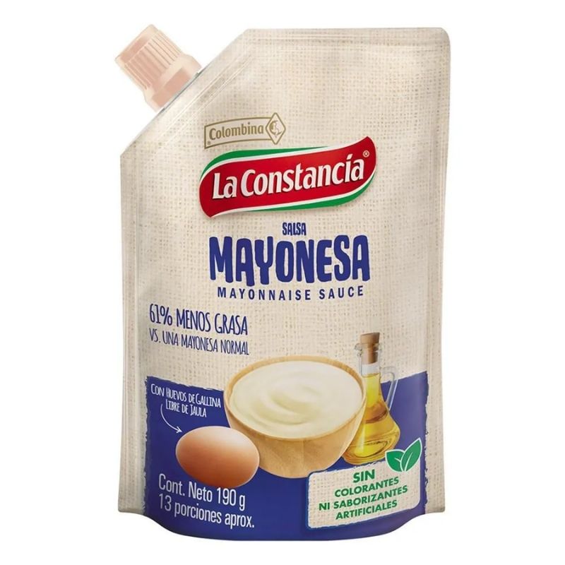 MAYONESA CONSTANCIA DOY PACK 190 GR
