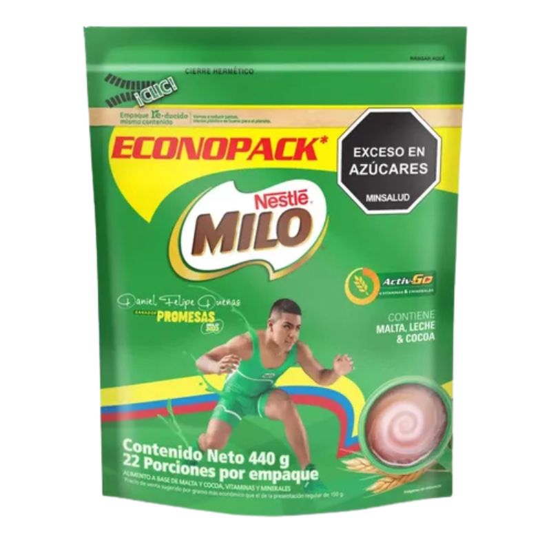 MILO DOY PACK 440 GR CORRIENTE