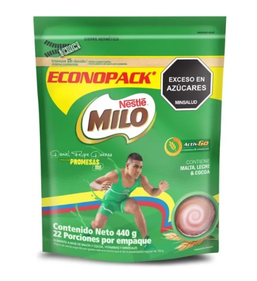 MILO DOY PACK 440 GR CORRIENTE