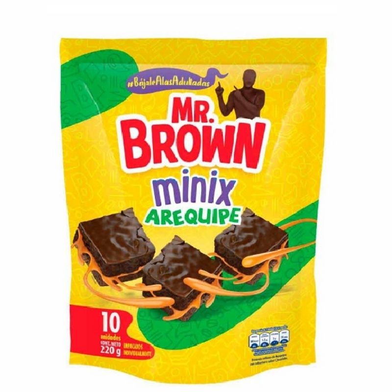 MINI BROWN AREQUIPE 220 GR X 10 U BIMBO