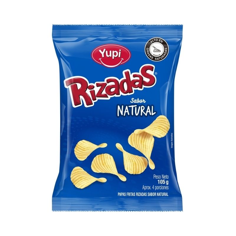 PAPA RIZADAS NATURAL 105 GR YUPI FAMILIAR