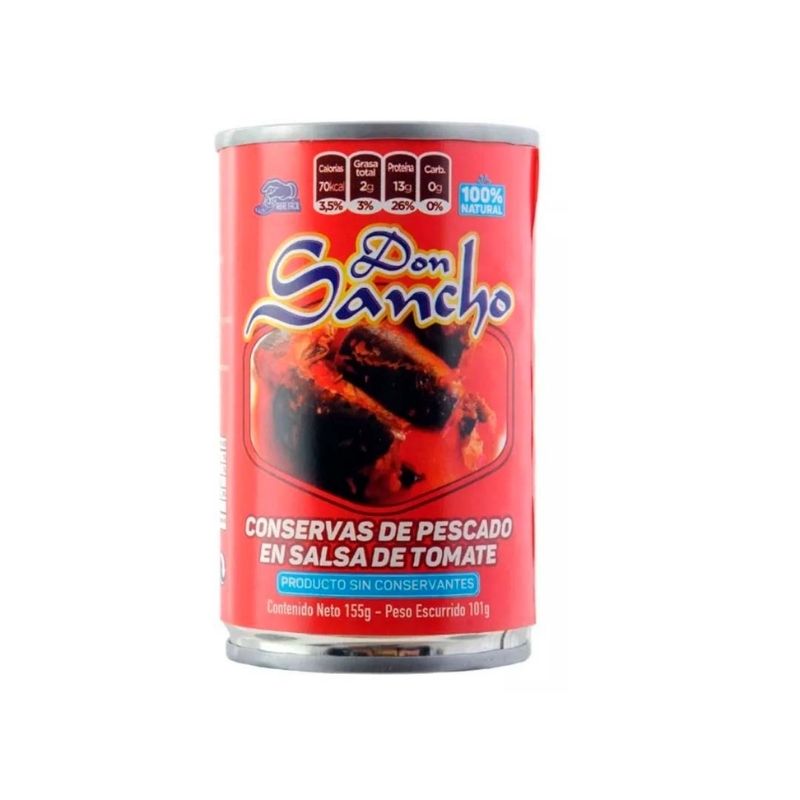 PESCADO SALSA TOMATE DON SANCHO 155 GR TINAPA