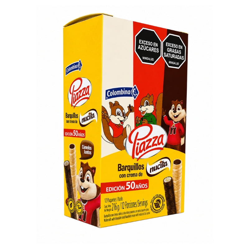 PIAZZA CON CREMA NUCITA X 12