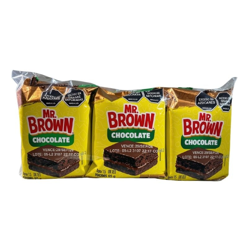 PONQUE BIMBO BROWNIE 65 GR X 6 U CHOCOLATE