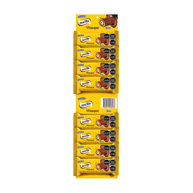 PONQUE PONKY X 8 U NUCITA COLOMBINA