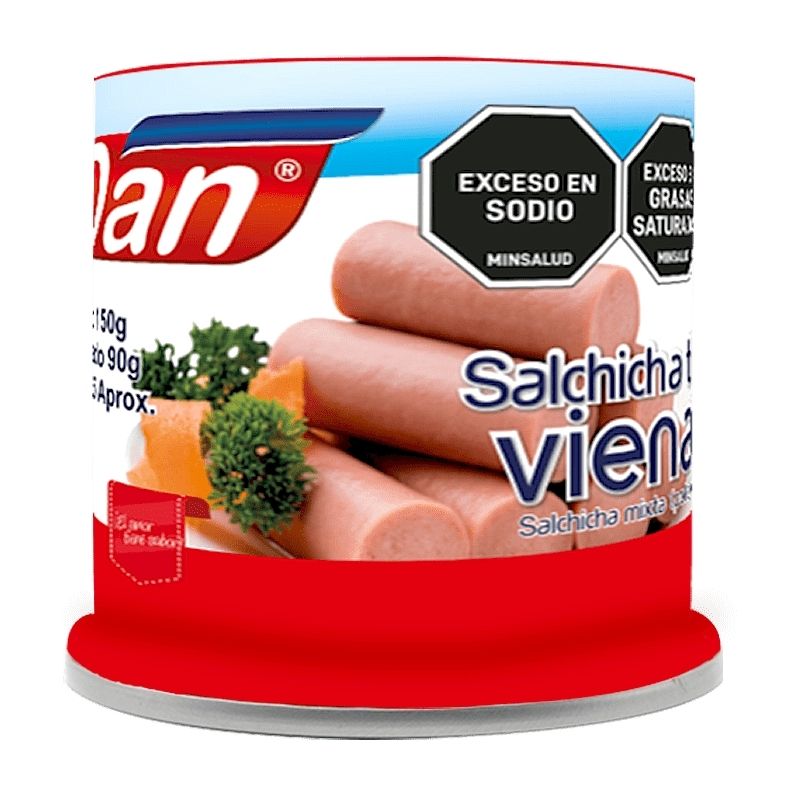 SALCHICHA VIENA DAN 150 DUO