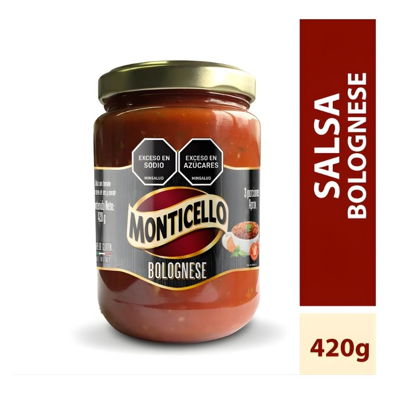 SALSA BOLOGNESE MONTICELLO 420 GR