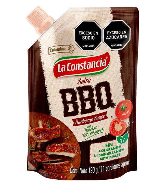 SALSA BARBECUE 190 ML CONSTANCIA DOY PACK