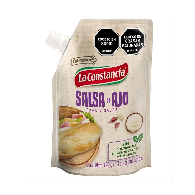 SALSA DE AJO 190 DOY PACK COLOMBINA