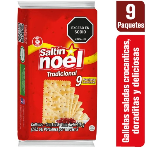 GALLETA SALTIN NOEL X 9