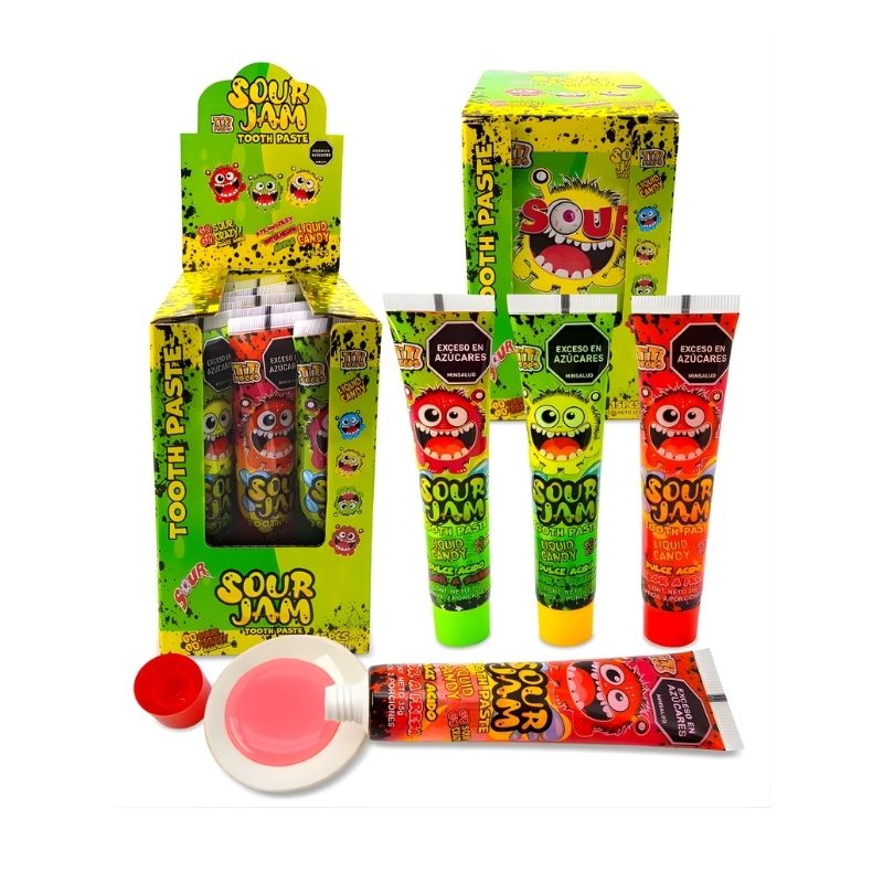 SOUR JAM TOOTH PASTE X 15 U TOY