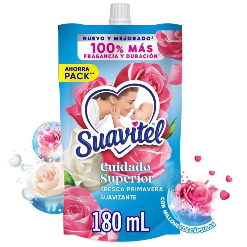 SUAVITEL FRESCA PRIMAVERA 180 ML DOY PACK