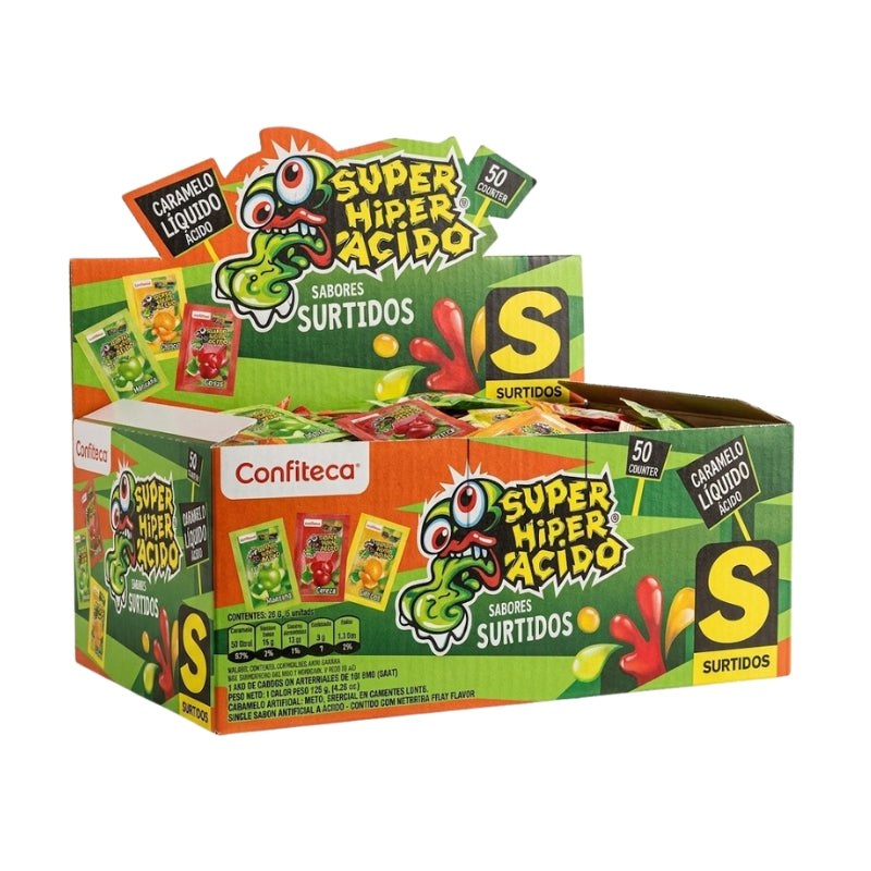 SUPER HIPER ACIDO LIQUIDO X 50 CARAMELO