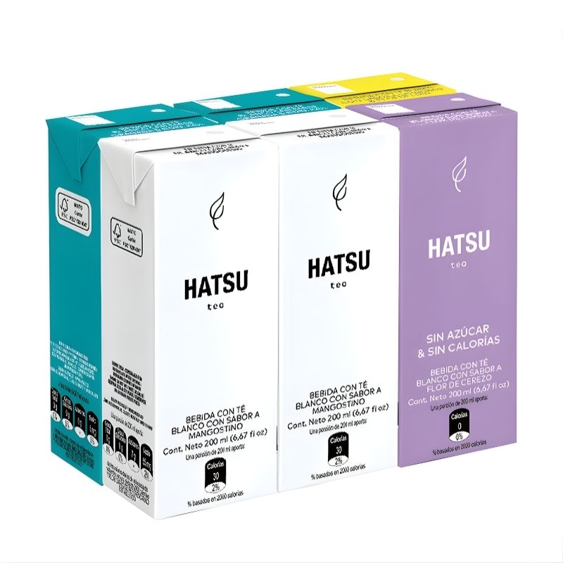 TE HATSU 200 ML X 6 SURTIDO DOY PACK