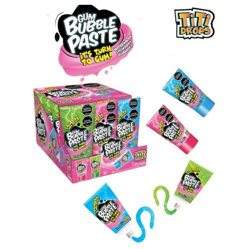TITIDROPS GUM DIP BUBBLE X 12 U CANDY