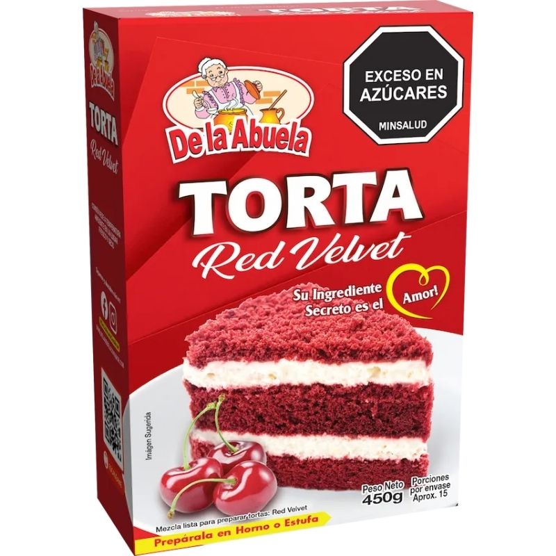 TORTA DE LA ABUELA 450 GR RED VELVET
