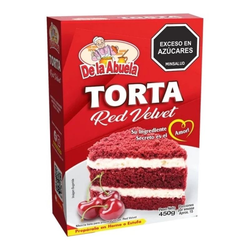TORTA DE LA ABUELA 450 GR RED VELVET