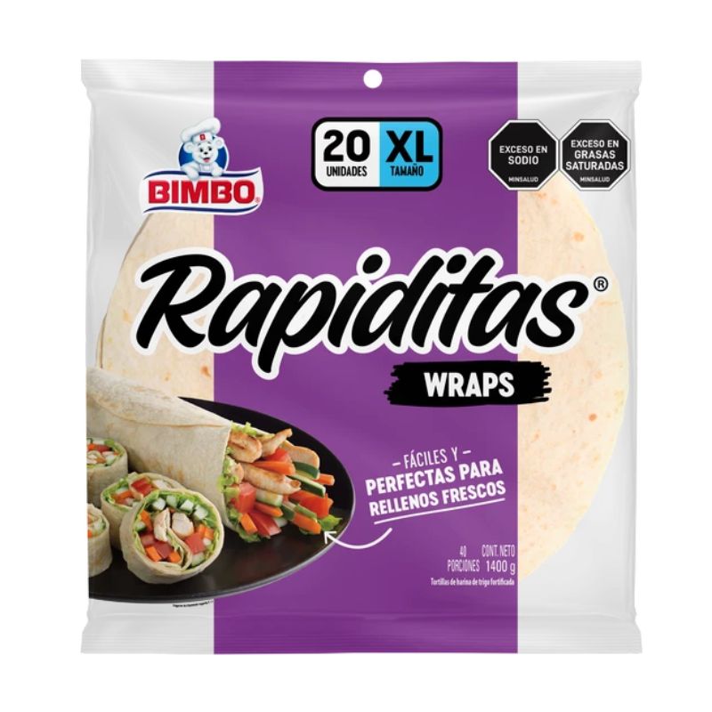TORTILLAS BIMBO BLNCA XL 1400 GR