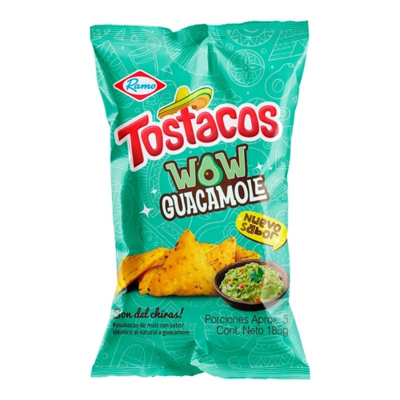 TOSTACOS WOW GUACAMOLE 185 GR