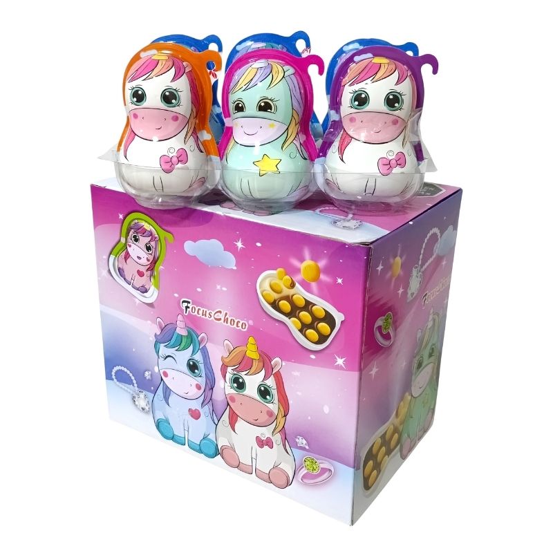 UNICORNIO PEPITAS Y CHOC X 12 U GOPPA