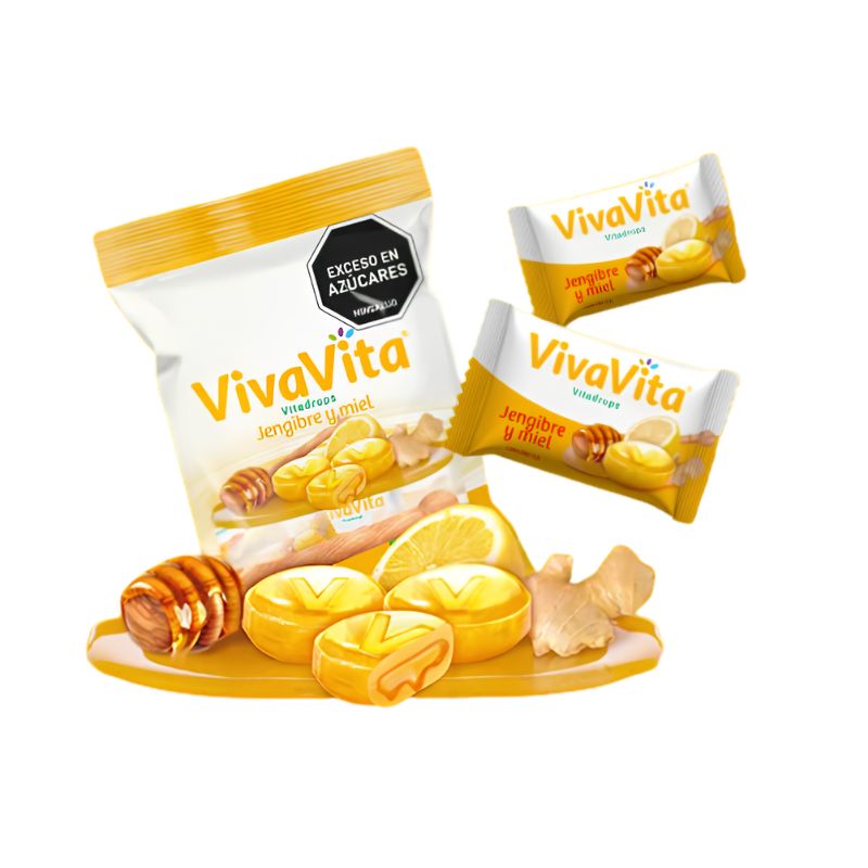 VIVAVITA VITADROPS X 25 U JENGIBRE Y MIEL